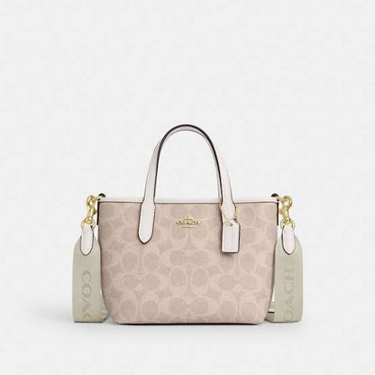 C-O-A-C-H City Mini Women Bag – New Design Official Model (Off White Pink)