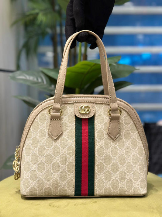 G-U-C-C-I OFFICIAL MODEL HAND BAG – Women Bag (8 × 10) (Creamy Off White)