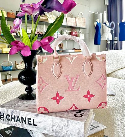 LOUIS VUITTON ONTHEGO PM (SMALL) – Women Bag (Pink)
