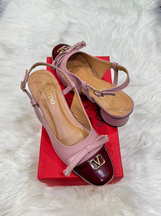 V-A-L-E-N-T-I-N-O New Arrival Heels – Premium Women Heels (Pink)