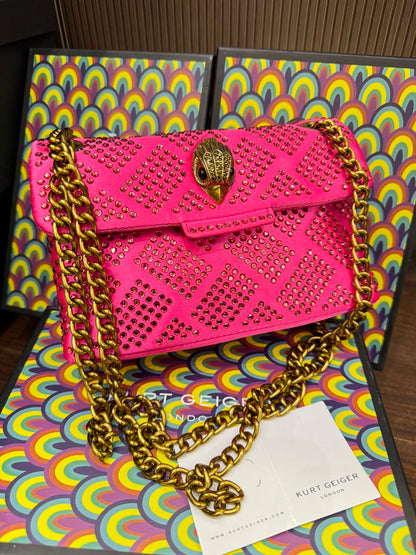 K-U-R-T G-E-I-G-E-R L-O-N-D-O-N SMALL KENSINGTON BAG – MASTER QUALITY WOMEN BAG | Pink