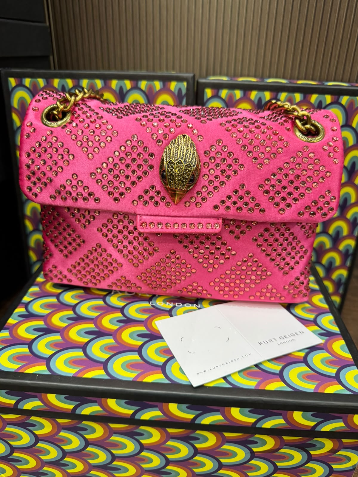 K-U-R-T G-E-I-G-E-R L-O-N-D-O-N SMALL KENSINGTON BAG – MASTER QUALITY WOMEN BAG | Pink
