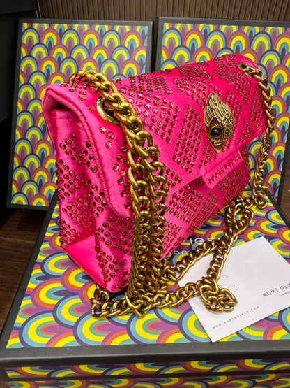 K-U-R-T G-E-I-G-E-R L-O-N-D-O-N SMALL KENSINGTON BAG – MASTER QUALITY WOMEN BAG | Pink