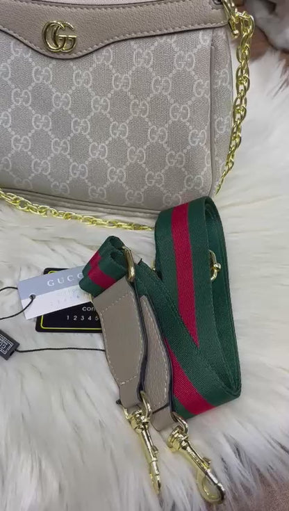 GUCCI Ophidia Small Shoulder Bag – Premium Quality (Grey)