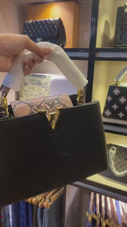 Louis Vuitton Capucines Bag (black)