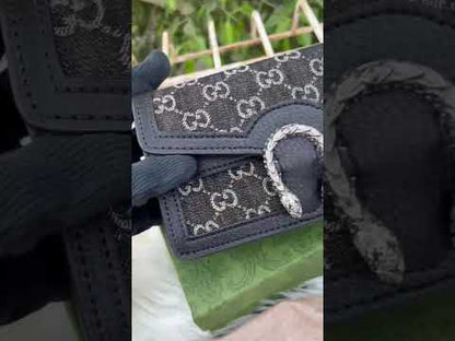 GUCCI DIONYSUS MINI GG LEATHER – Women Bag (Black)