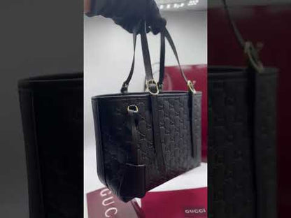 G-U-C-C-I GG Emblem Medium Tote Women Bag – Premium Edition (Maroon)