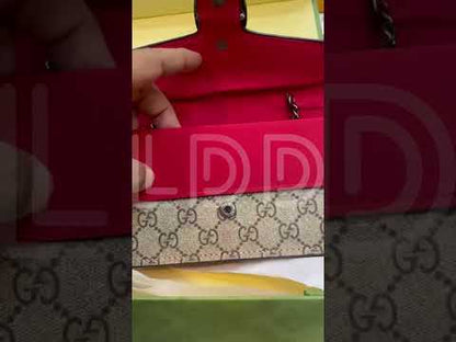 G-U-C-C-I Dionysus GG Supreme Mini Crossbody Bag – Signature Luxe Women Bag (Red))