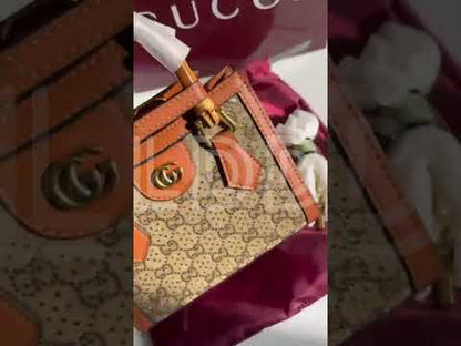 G-U-C-C-I Diana Mini Tote – Elegant Luxe Women Bag (Brown)