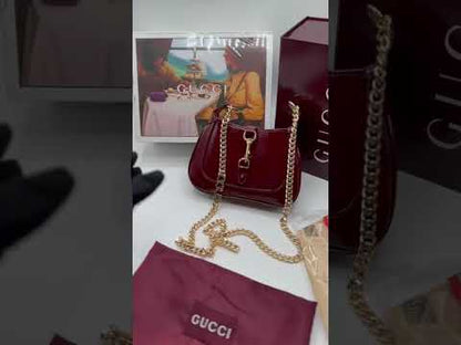 GUCCI JACKIE NOTTE MINI – Women Shoulder Bag (Maroon)