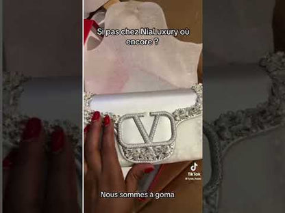 V-A-L-E-N-T-I-N-O G-A-R-A-V-A-N-I Locò Small Crossbody Women Bag – Crystal Edition (Black Design-2)
