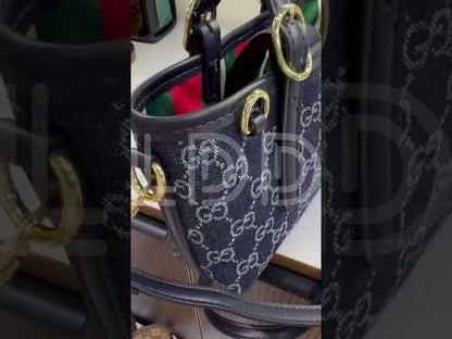 G-U-C-C-I GG Emblem Mini Bag – Luxury Women Bag (Black)