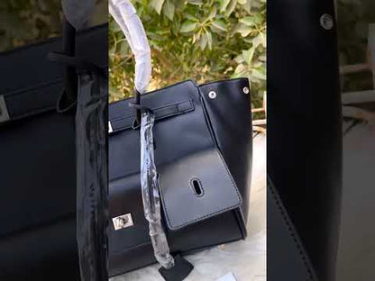 B-A-L-E-N-C-I-A-G-A Luxury Bel Air Carry Women Bag – Premium Edition (Black)
