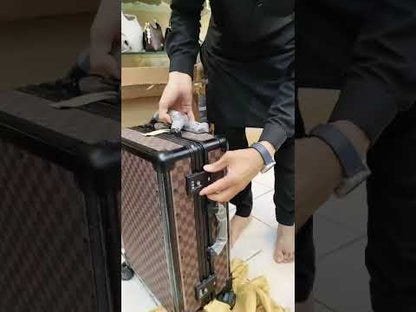 L-O-U-I-S V-U-I-T-T-O-N Monogram Luggage Bags – Travel Luxe Collection (Brown)