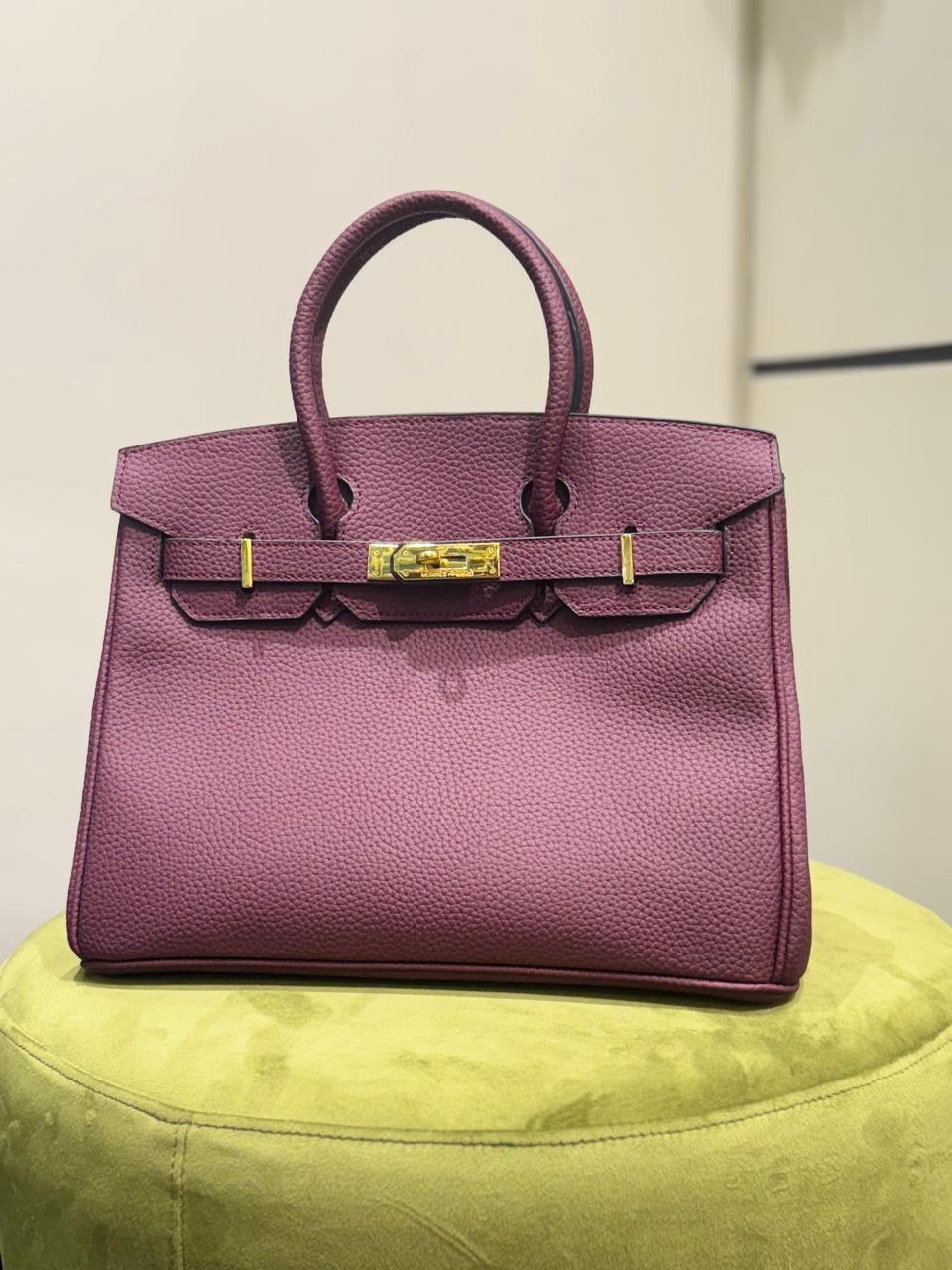 H-E-R-M-E-S B-I-R-K-I-N-S Luxury Structured Tote Women Bag – New Stock 2026 |  (Purple)