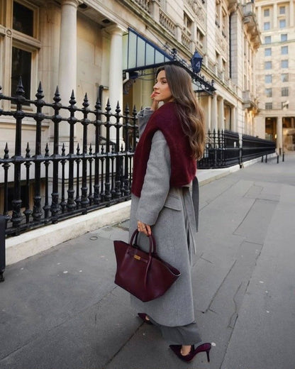 D-E-M-E-L-L-I-E-R Hand Bag – Master Quality Women Bag | Long Belt (Maroon)