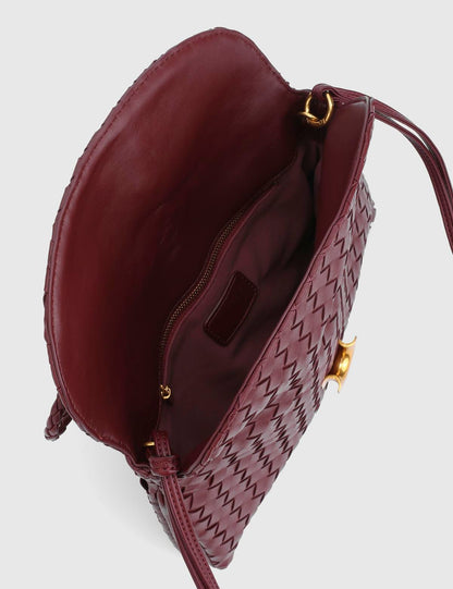 B-O-T-T-E-G-A V-E-N-E-T-A Liberta Handbag – Master Quality Crossbody (Maroon)