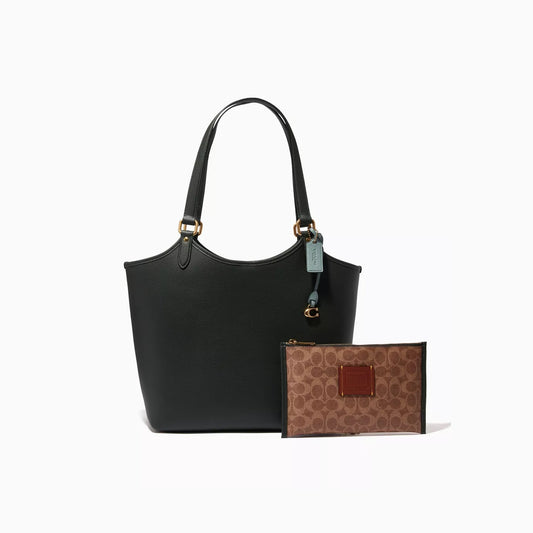 C-O-A-C-H Day Tote Women Bag 2PC Set – Premium Black Edition