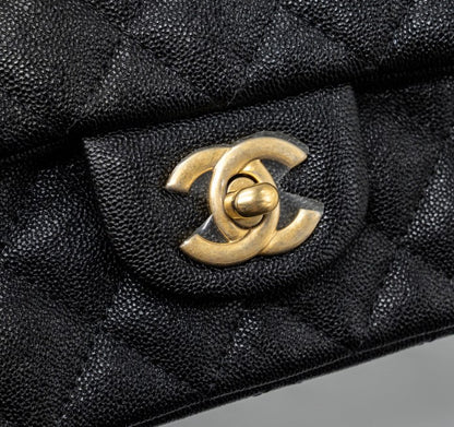 C-H-A-N-E-L Quilted Mini Top Handle Rectangular Flap Bag – Luxury Women Bag (Black)