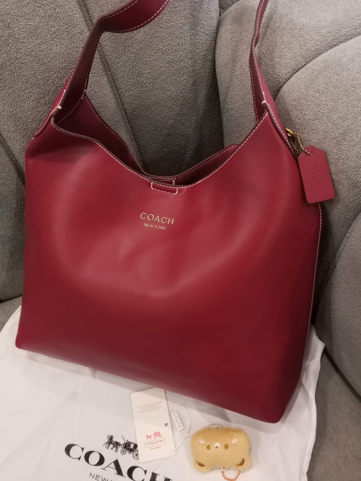 C-O-A-C-H Brooklyn Shoulder Bag – Premium Women Bag (Red)