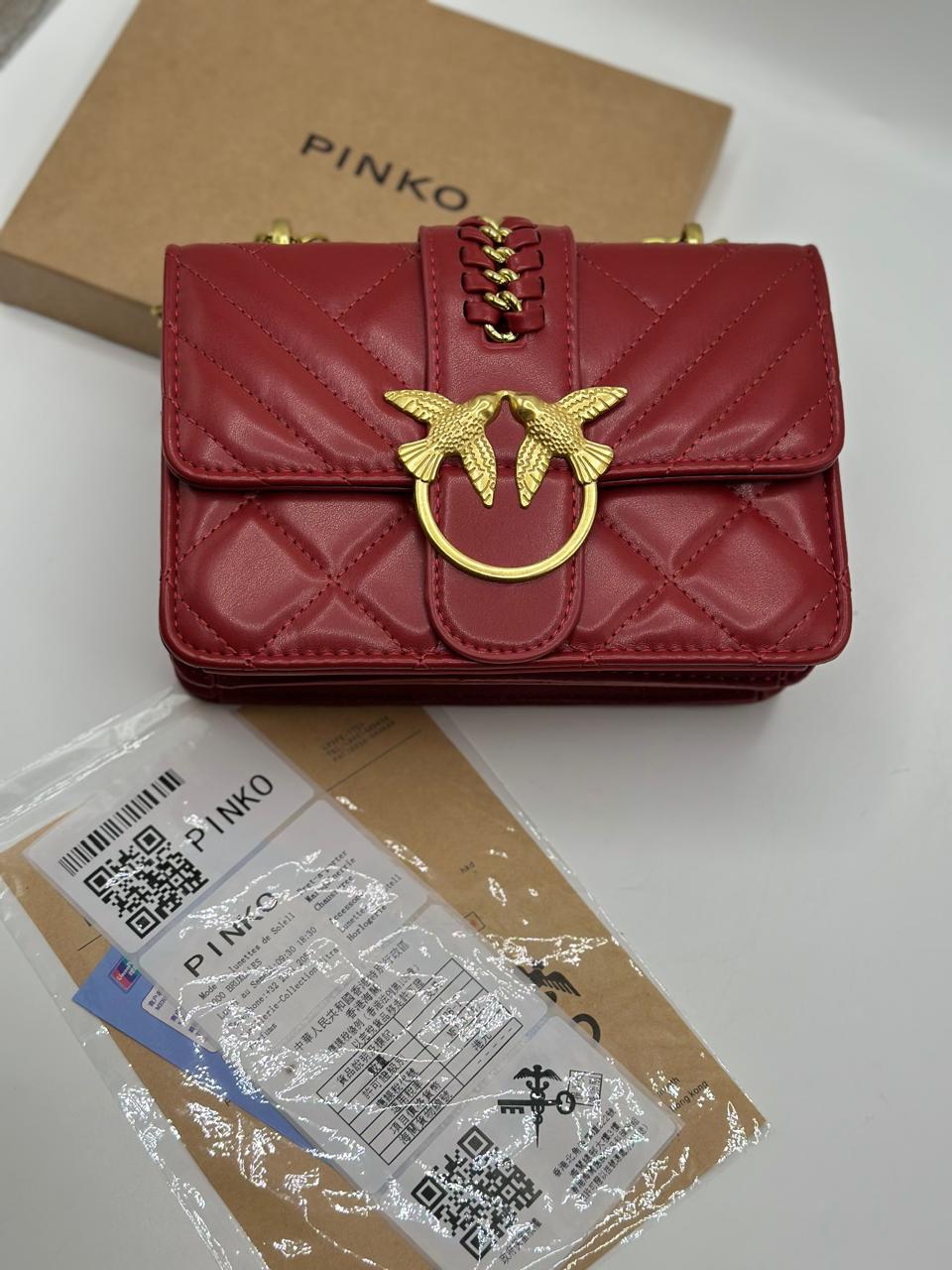 P-I-N-K-O CROSSBODY DESIGNER – Women Bag (Red)