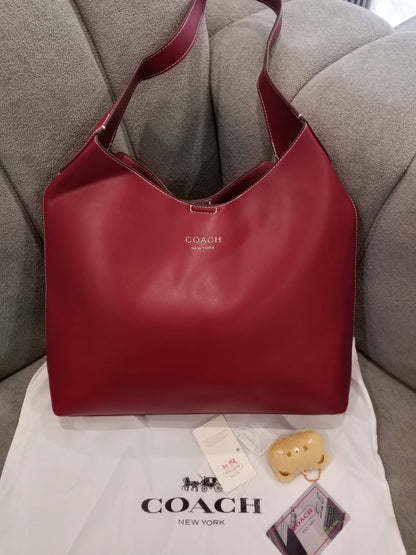 C-O-A-C-H Brooklyn Shoulder Bag – Premium Women Bag (Red)