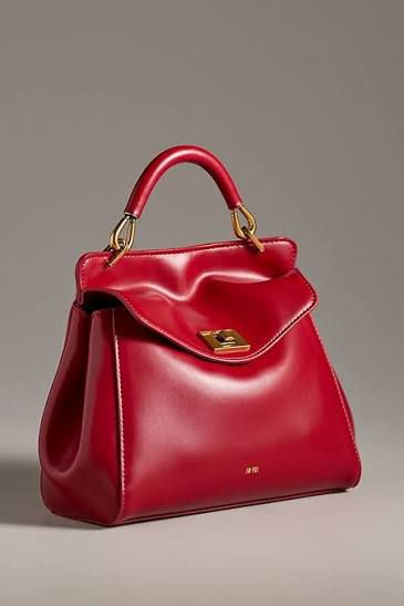 JW PEI Lucia Classic Top Handbag – Premium Women Bag (Red)