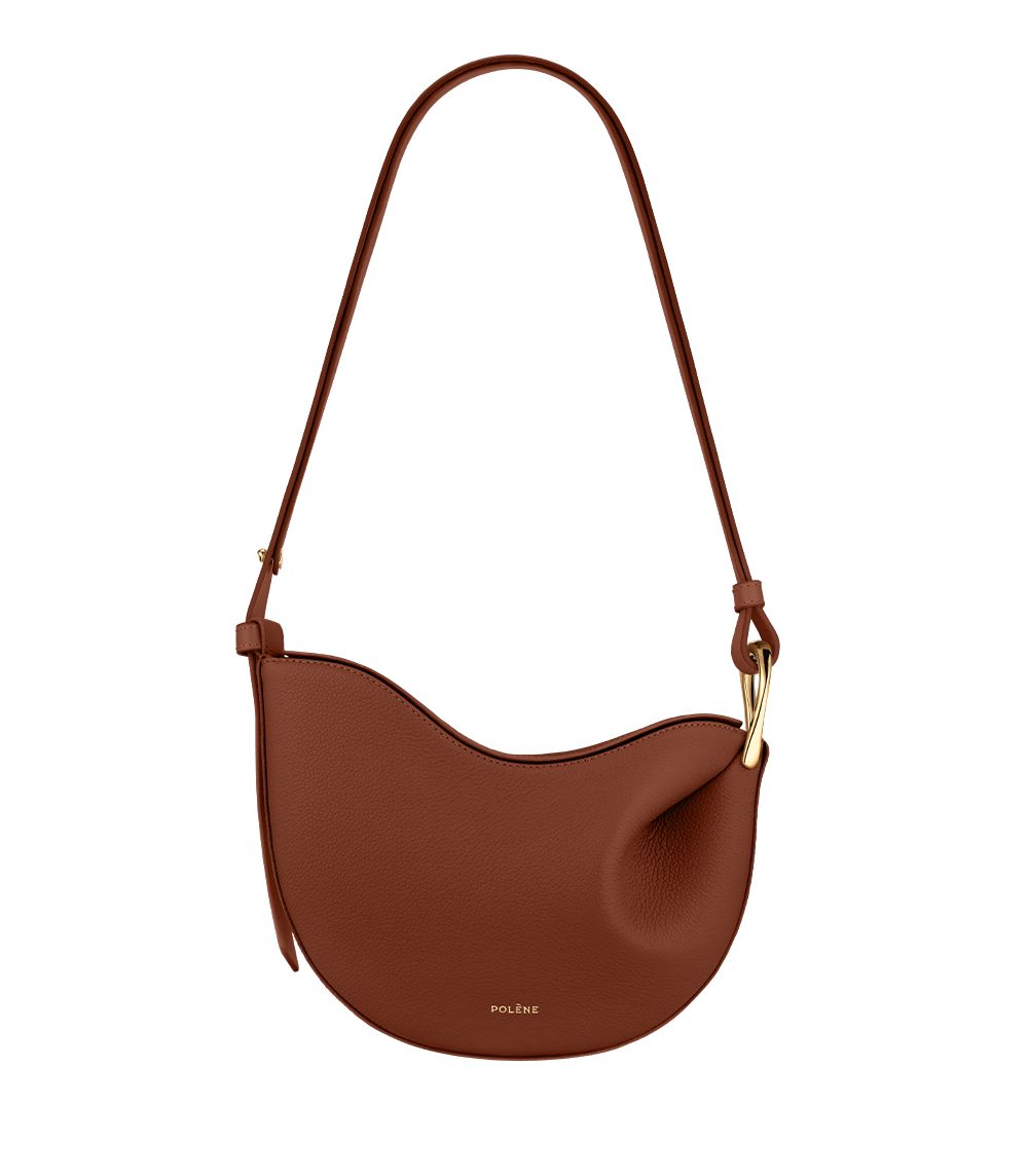 P-O-L-E-N-E Tonca Edition Textured Cognac – Premium Women Bag (Maroon mixed Brown)
