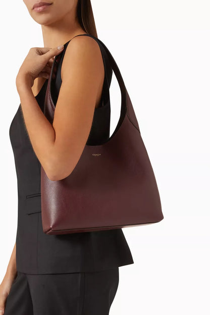 C-O-A-C-H Brooklyn 28 Shoulder Bag – Leather | Hong Kong Import | Branded Magnetic Box (Maroon)