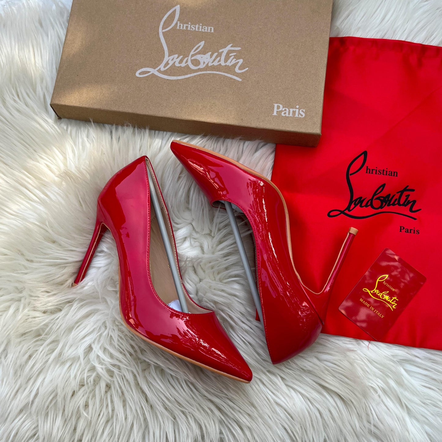 Christian Louboutin Women Heel Pumps – Master Quality Imported Collection (Red)