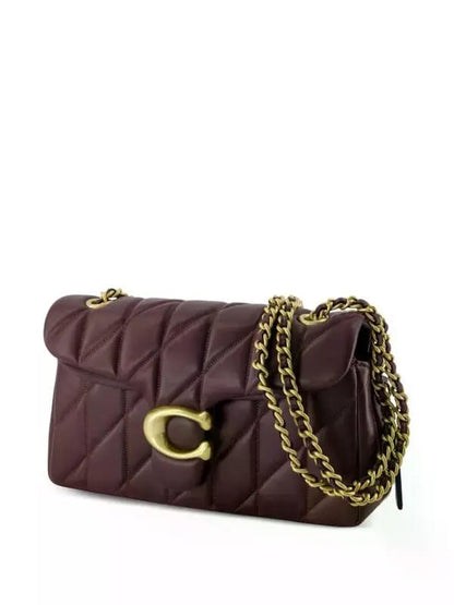 C-O-A-C-H Quilted Tabby 26 – Premium Quality Shoulder & Crossbody Women Bag (Maroon)