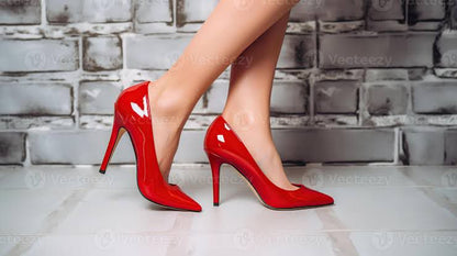 Christian Louboutin Women Heel Pumps – Master Quality Imported Collection (Red)