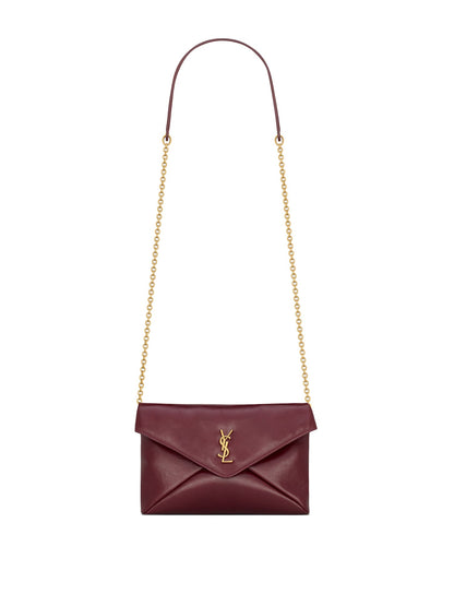 S-A-I-N-T L-A-U-R-E-N-T Cassandre Mini Leather Crossbody Bag – Luxury Women Bag (Red)