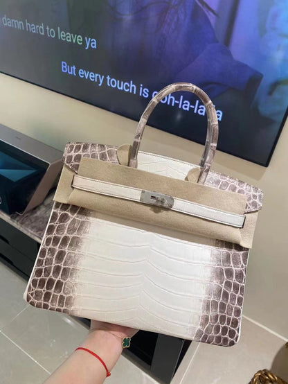 H-E-R-M-È-S Himalayan Birkin – Iconic Luxe Women Bag (White)