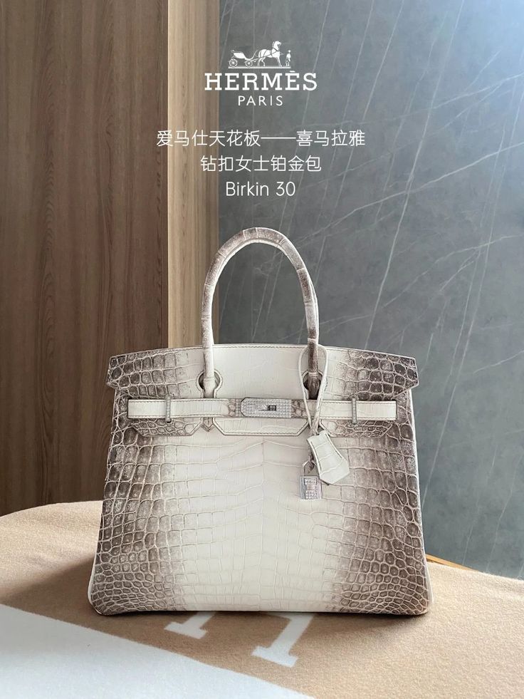 H-E-R-M-È-S Himalayan Birkin – Iconic Luxe Women Bag (White)