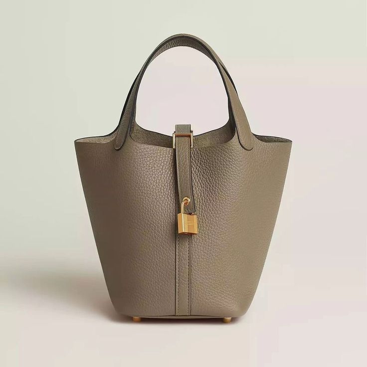 H-E-R-M-È-S Picotin Lock 18 – Iconic Luxe Women Bag (Brown-2)