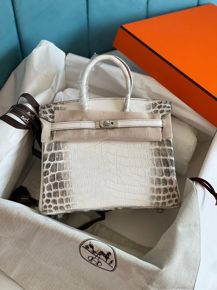 H-E-R-M-È-S Himalayan Birkin – Iconic Luxe Women Bag (White)