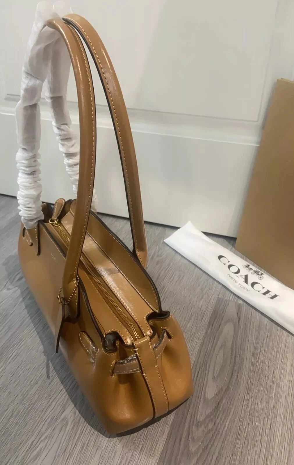 C-O-A-C-H Empire Carryall Women Bag – Vintage Luxe Edition (Honey Brown)