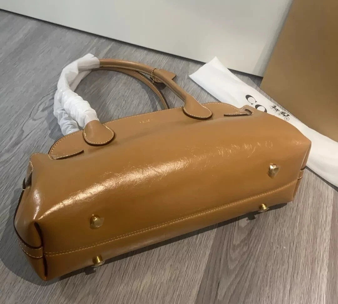 C-O-A-C-H Empire Carryall Women Bag – Vintage Luxe Edition (Honey Brown)