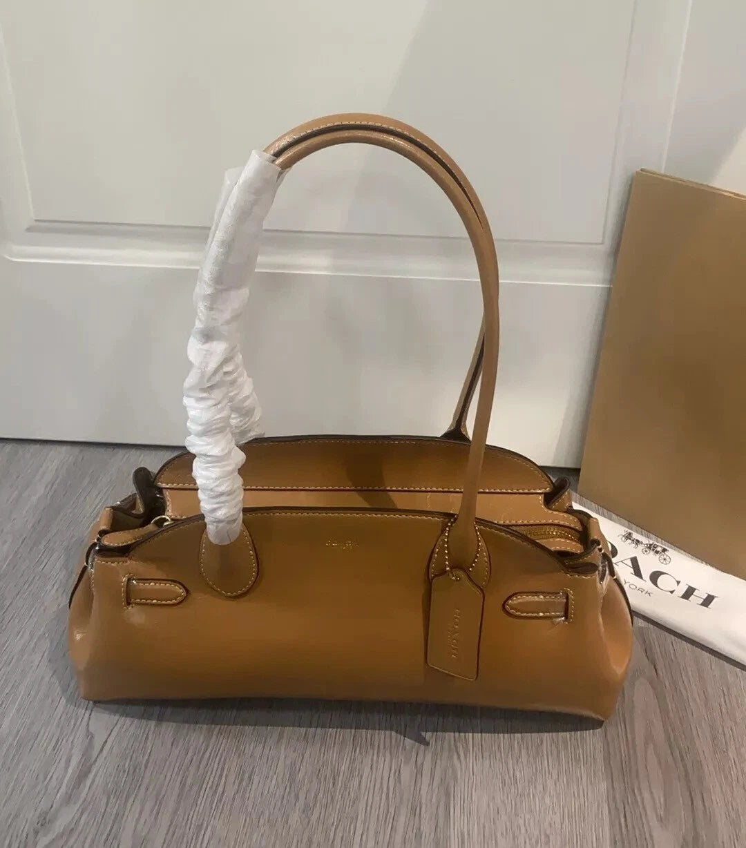 C-O-A-C-H Empire Carryall Women Bag – Vintage Luxe Edition (Honey Brown)