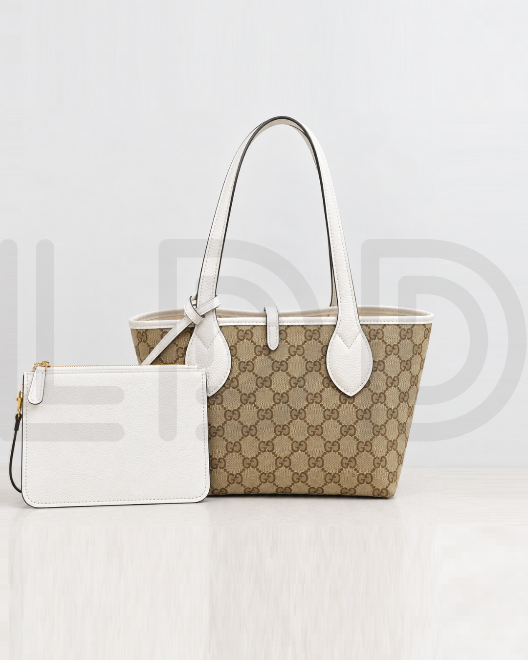 G-U-C-C-I Totissima Reversible Tote Bag – Premium Quality Women Bag | Double Box & Dust Bag (White)