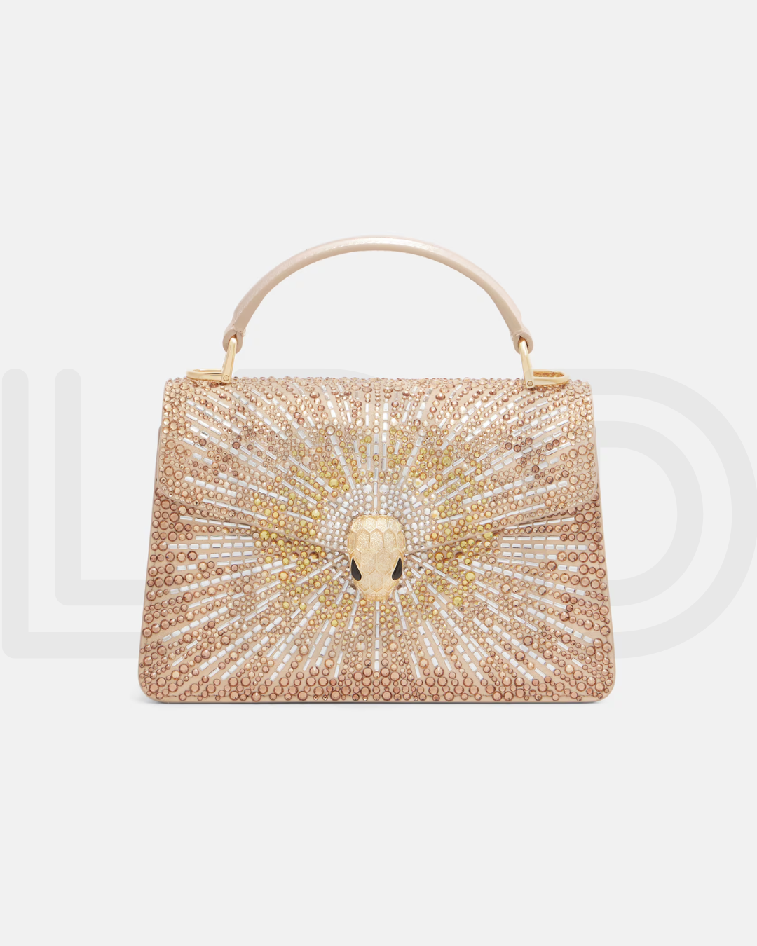 B-V-L-G-A-R-I Serpenti Forever Day-to-Night Shoulder Bag – Signature Luxe Women Bag (Gold)