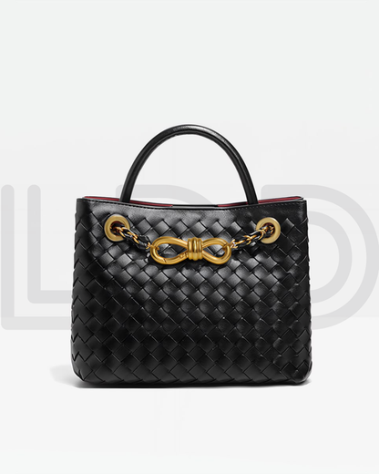 B-O-T-T-E-G-A V-E-N-E-T-A Small Andiamo Bag – Signature Luxe Women Bag (Black)