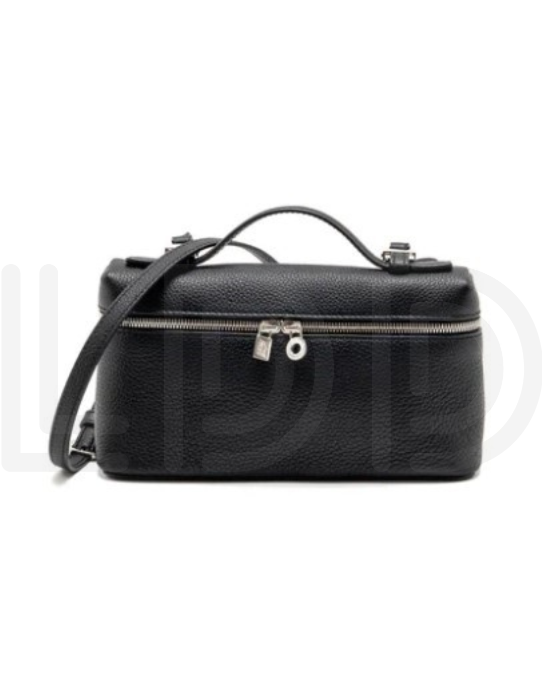 L-O-R-O P-I-A-N-A Extra Pocket L19 – Everyday Luxe Crossbody Women Bag (Black)