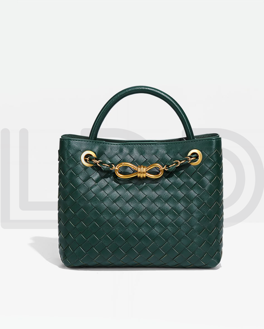 B-O-T-T-E-G-A V-E-N-E-T-A Small Andiamo Bag – Signature Luxe Women Bag (Green)