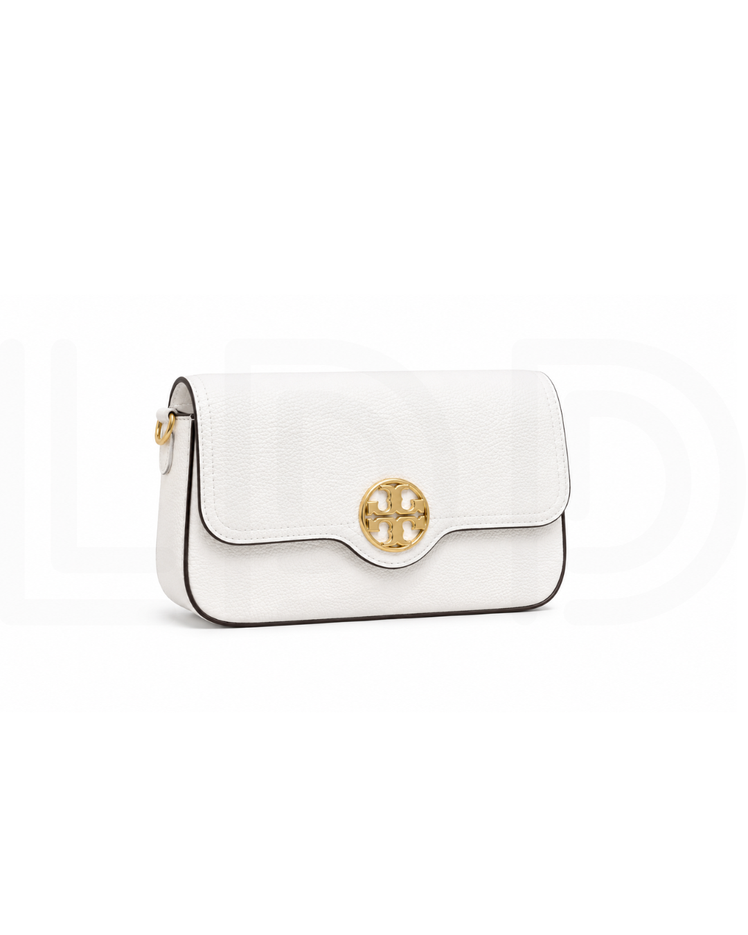T-O-R-Y B-U-R-C-H Felix Flap Shoulder Bag – Premium Quality Women Bag | 2 Straps | Brand Box & Dust Bag (White)
