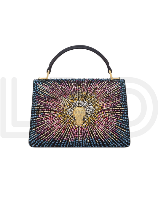 B-V-L-G-A-R-I Serpenti Forever Day-to-Night Shoulder Bag – Signature Luxe Women Bag (Black)