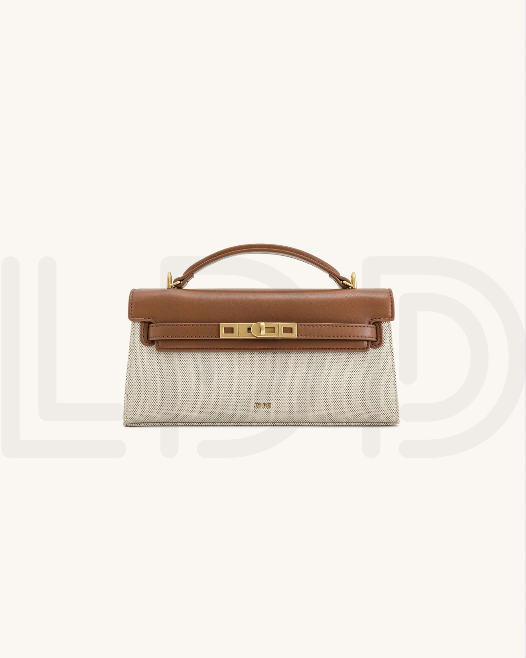 J-W P-E-I Noor Top Handle Bag – Modern Luxe Women Bag (Brown/Beige)