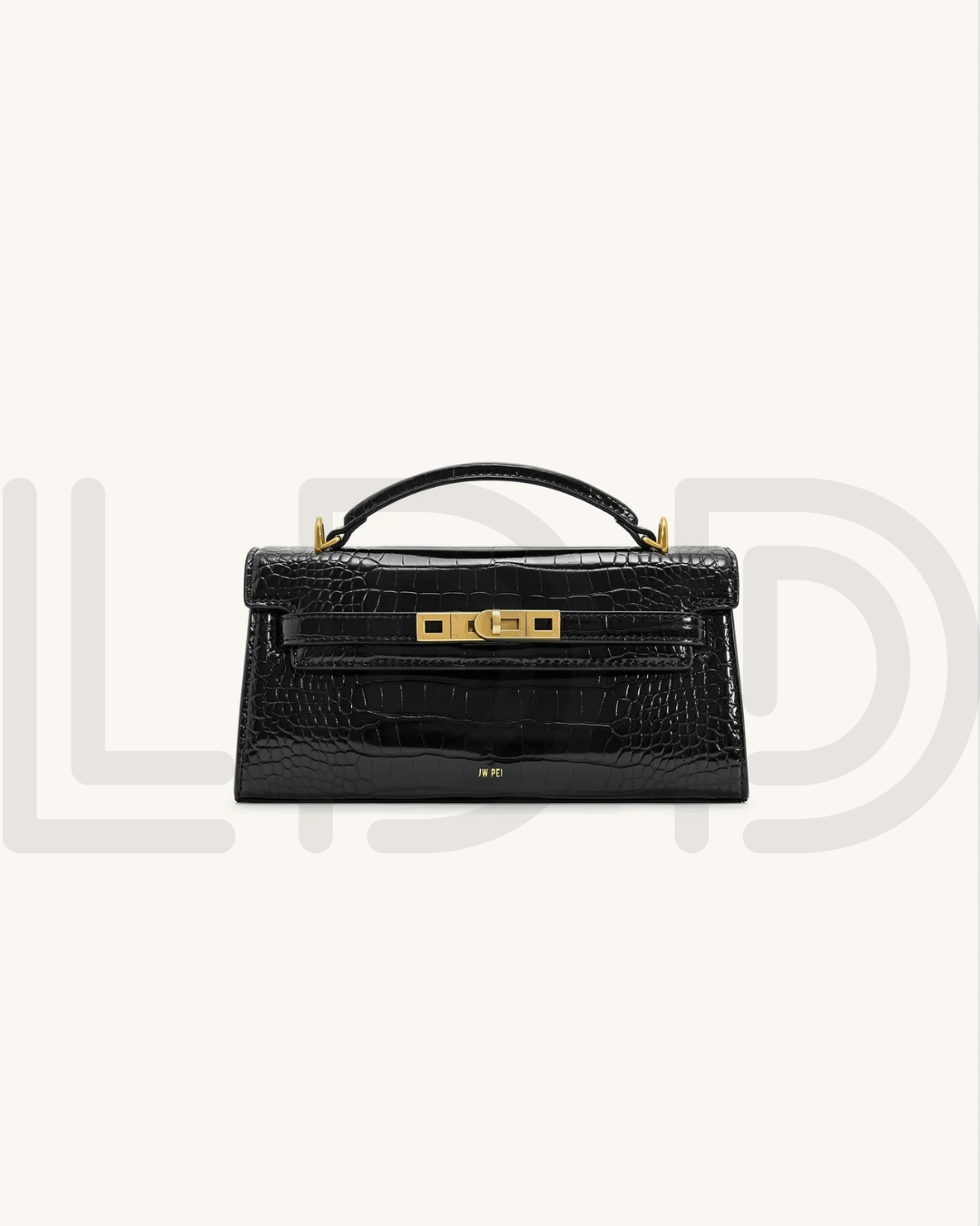 J-W P-E-I Noor Top Handle Bag – Modern Luxe Women Bag (Black)