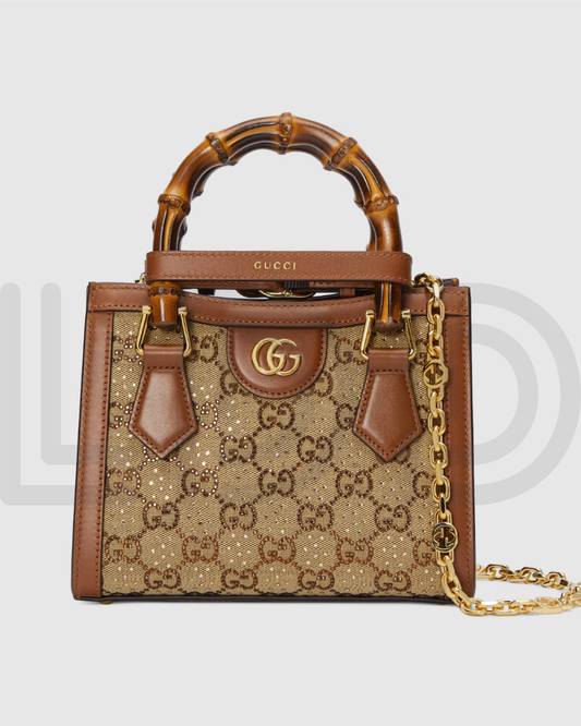 G-U-C-C-I Diana Mini Tote – Elegant Luxe Women Bag (Brown)